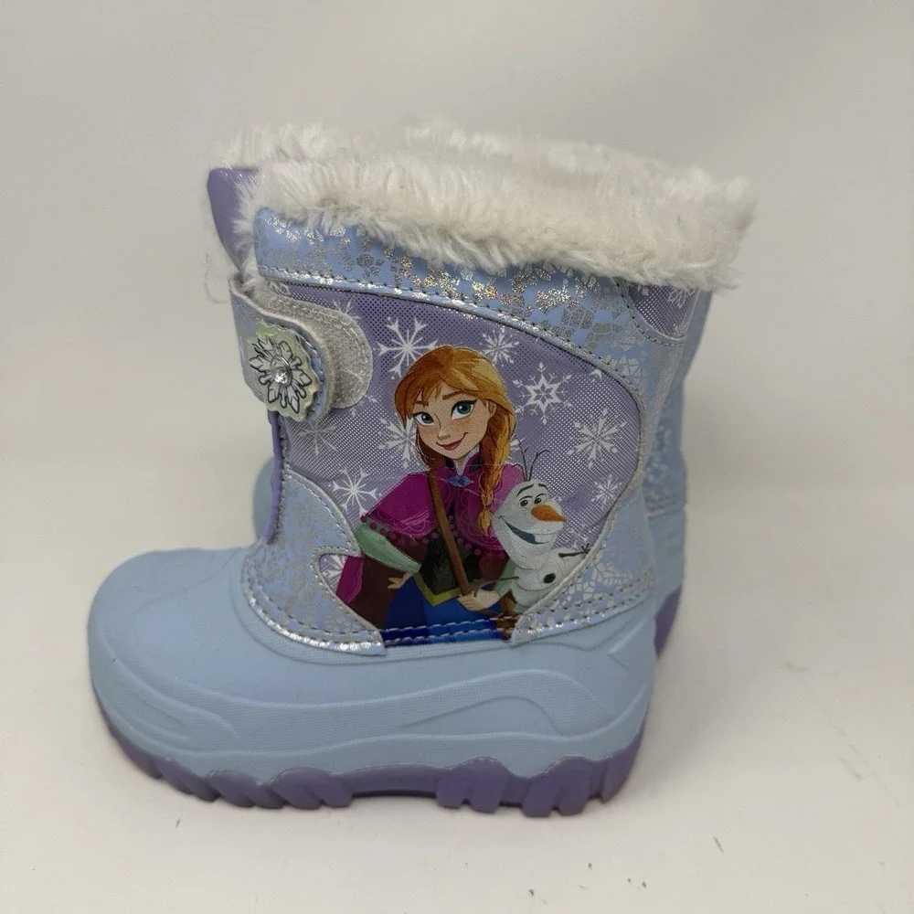 Toddler Girls' Frozen Winter Boots - Insulated Snow‎ Boots for Cold Weather Sz 9